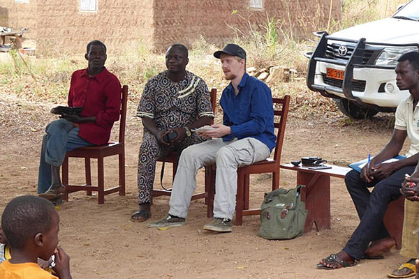 Training des Teams der Partnerorganisation Caritas Diocésaine et Développement (CDD) in Natitingou/ Nordbenin zur Erhebung von sozio-ökonomischen Daten.