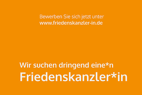 Plattform Zivile Konfliktbearbeitung, Aktion FriedenskanzlerIn