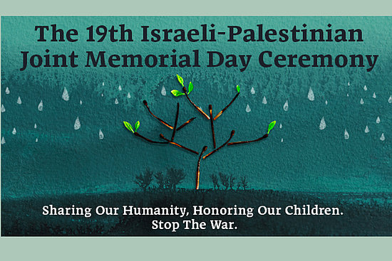 Die gemeinsame israelisch-palästinensische Gedenkfeier findet in diesem Jahr zum neunzehnten Mal statt.