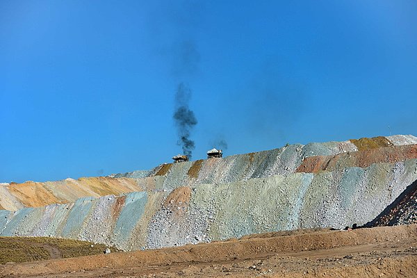 Abraumhalden der Kupfermine Tintaya