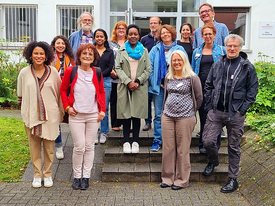 Zu Besuch bei AGIAMONDO: Die Teilnehmer*innen des Sommertreffens vom 2.-4. Juli in Köln