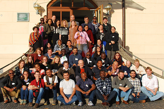 Gruppenbild ZFD-Fachaustausch zu Environmental Peacebuilding